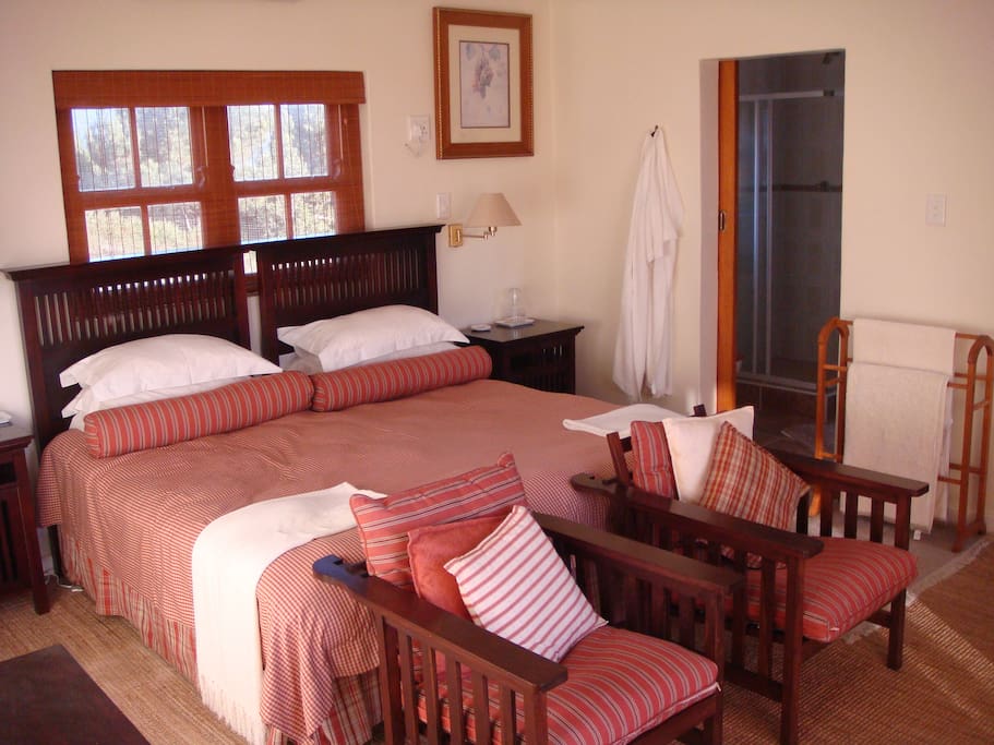 Main Suite - Double King size bed or can be converted to two single beds