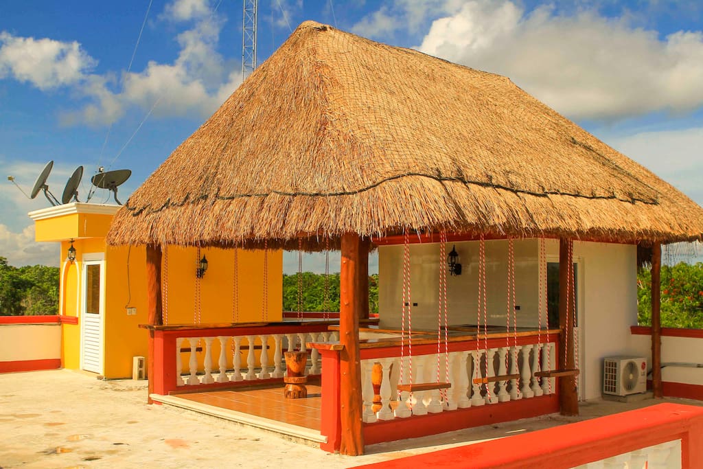 Un Rincon diseñado para disfrutarde tus Alimentos al Aire Libre