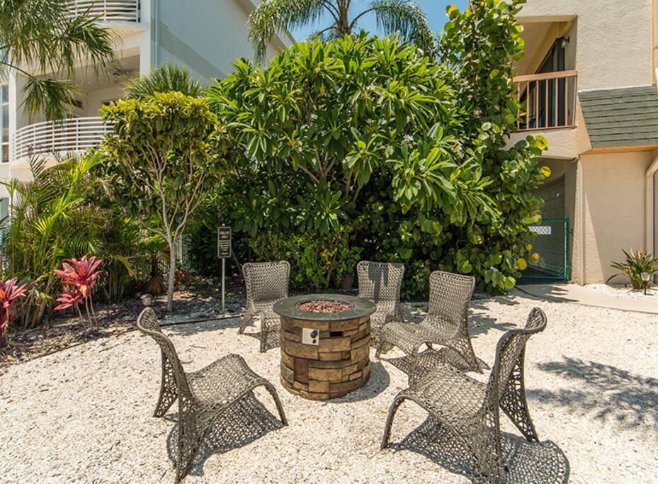 Fire pit area