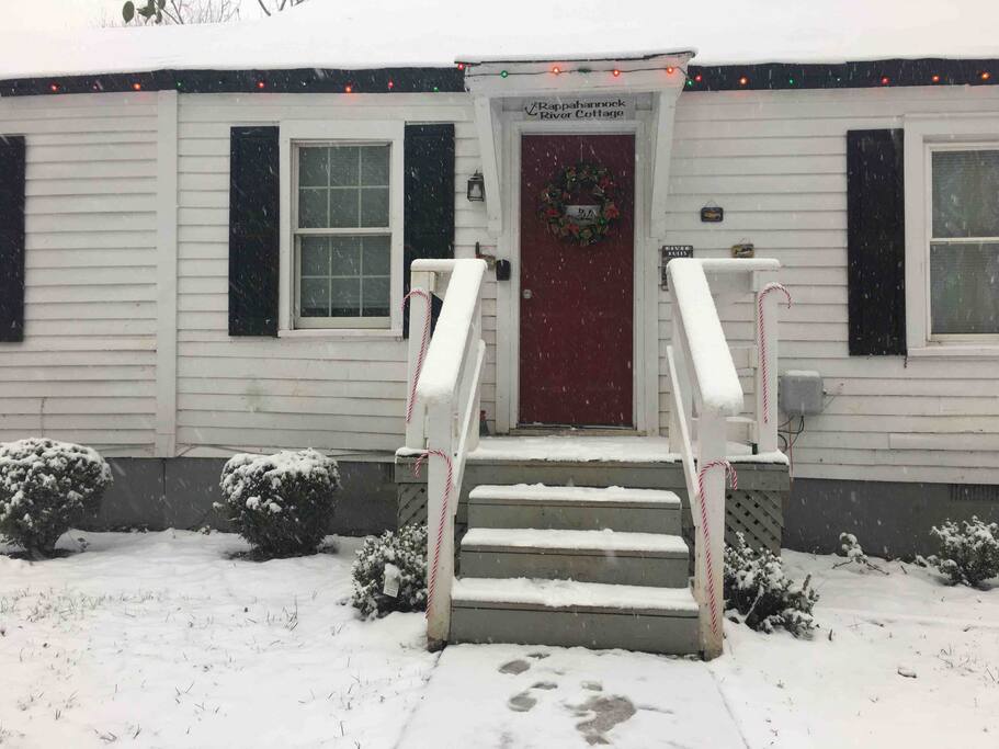 December 9, 2018 first snow of the season!