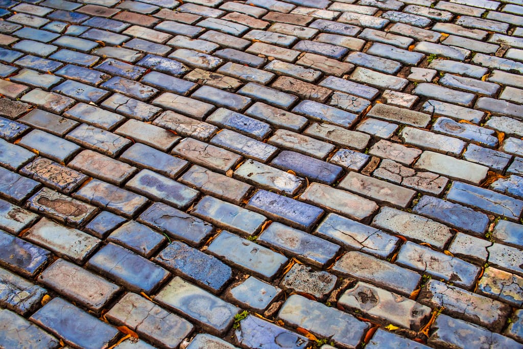 Walk on Century Old Cobblestones
