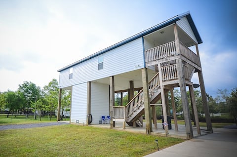 Breathe and relax from the porch at The Treehouse