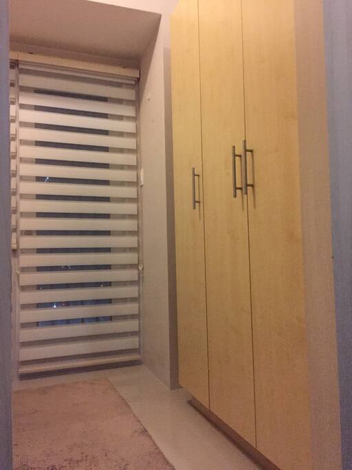 sufficient closet space