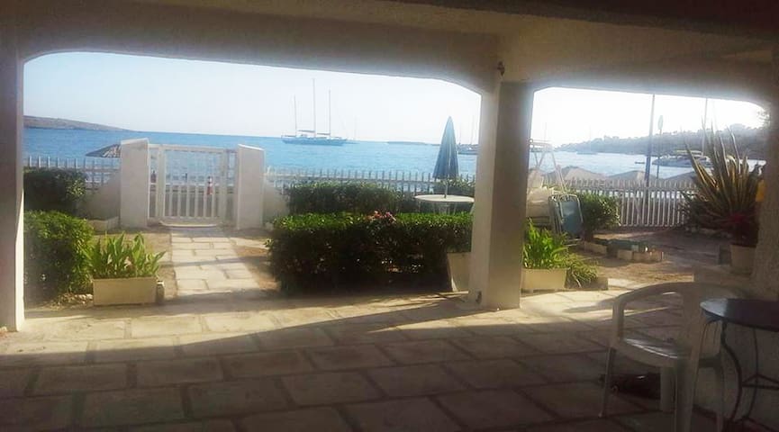 Lila's House in front of the Sea