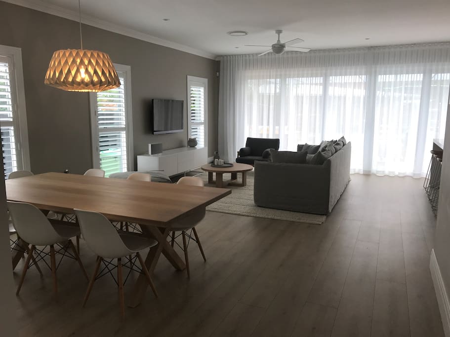 Open plan living room