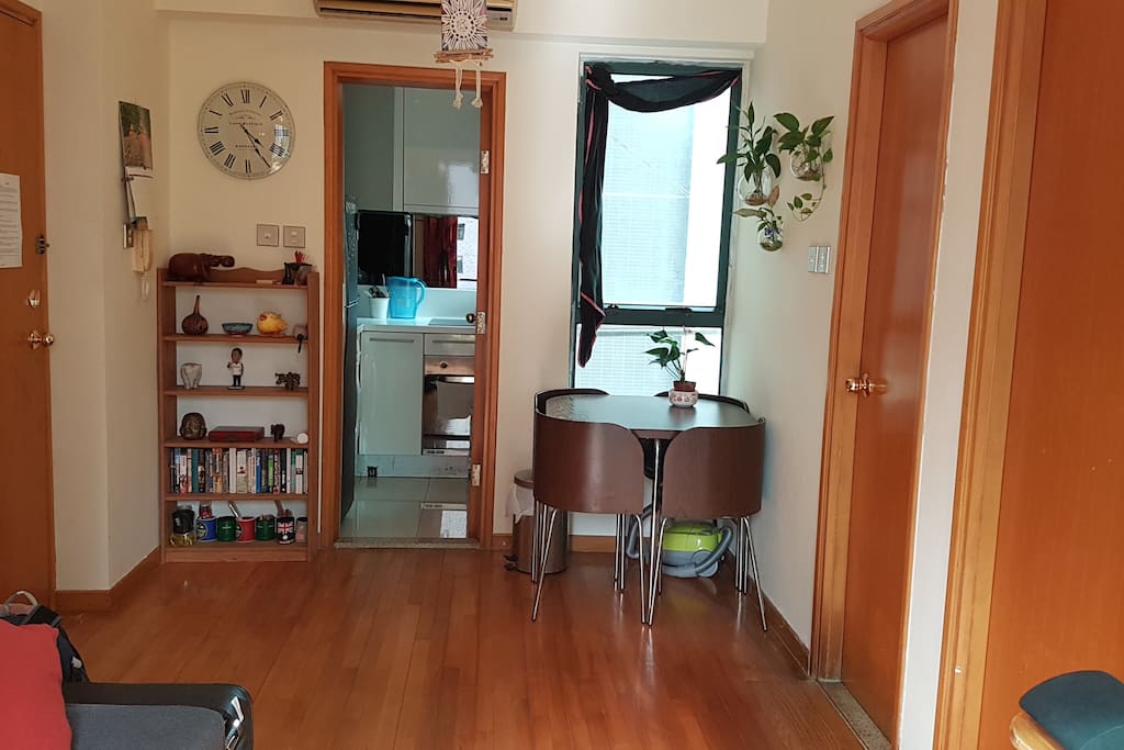 Looking back towards the kitchen from the balcony