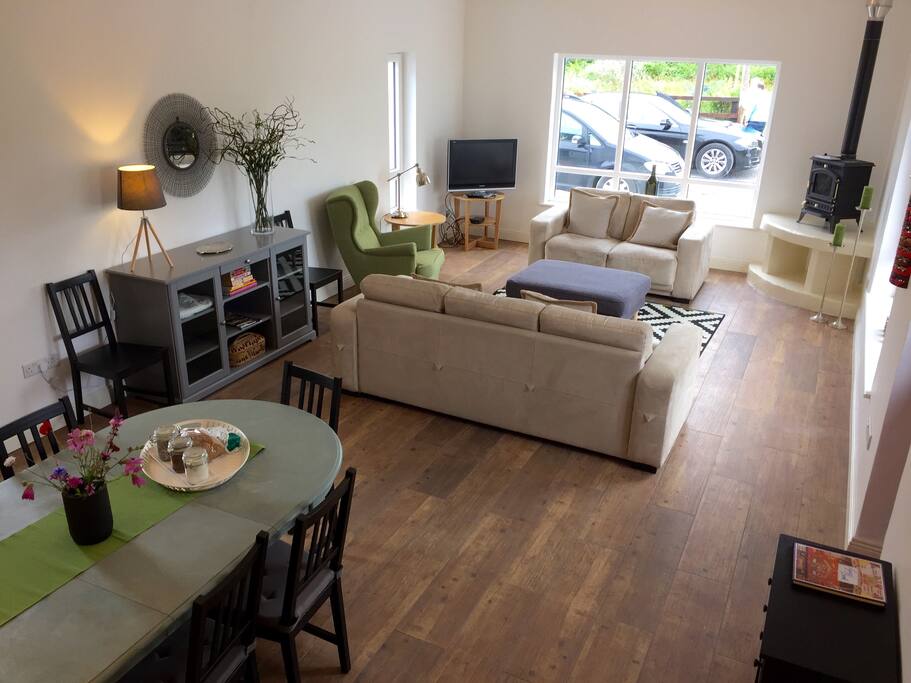 Open plan living.