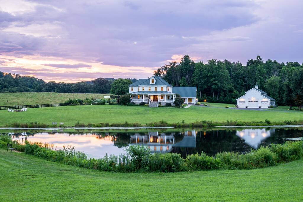 The beautiful grounds