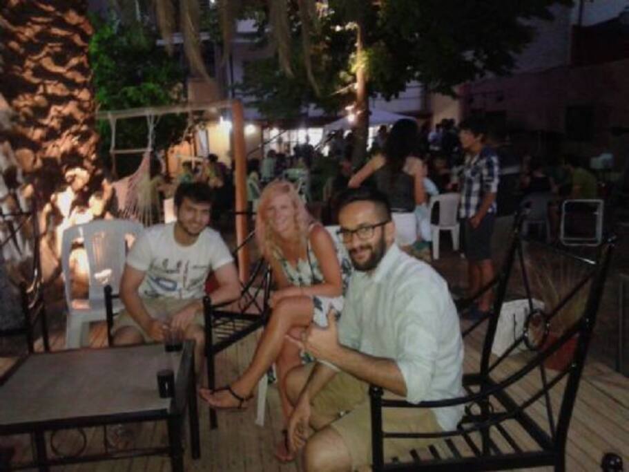 patio en horario de Vino Free