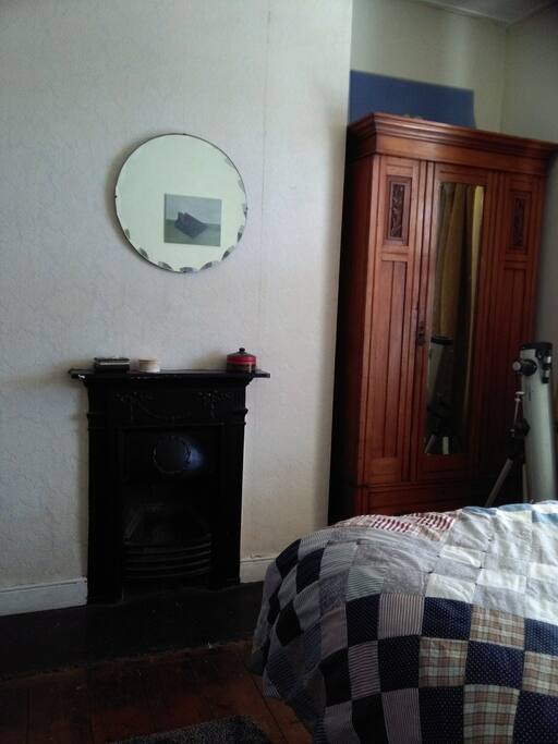 Cast iron fireplace