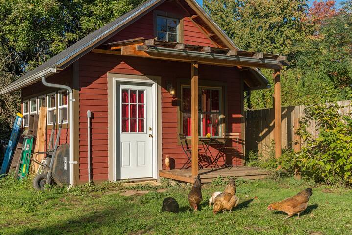 Chicken Little Cottage Rustic Cabin In The City Tiny Houses