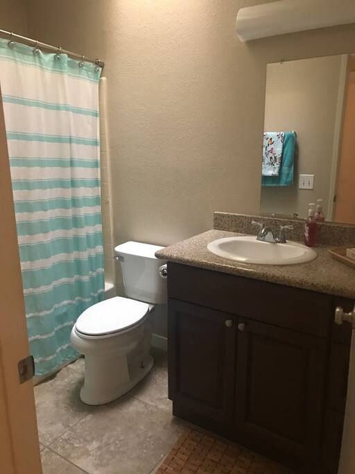 Guest bathroom available for guest only.
