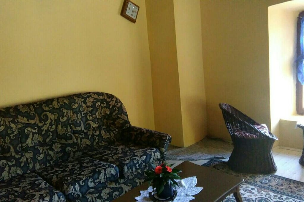 Living room on the second floor