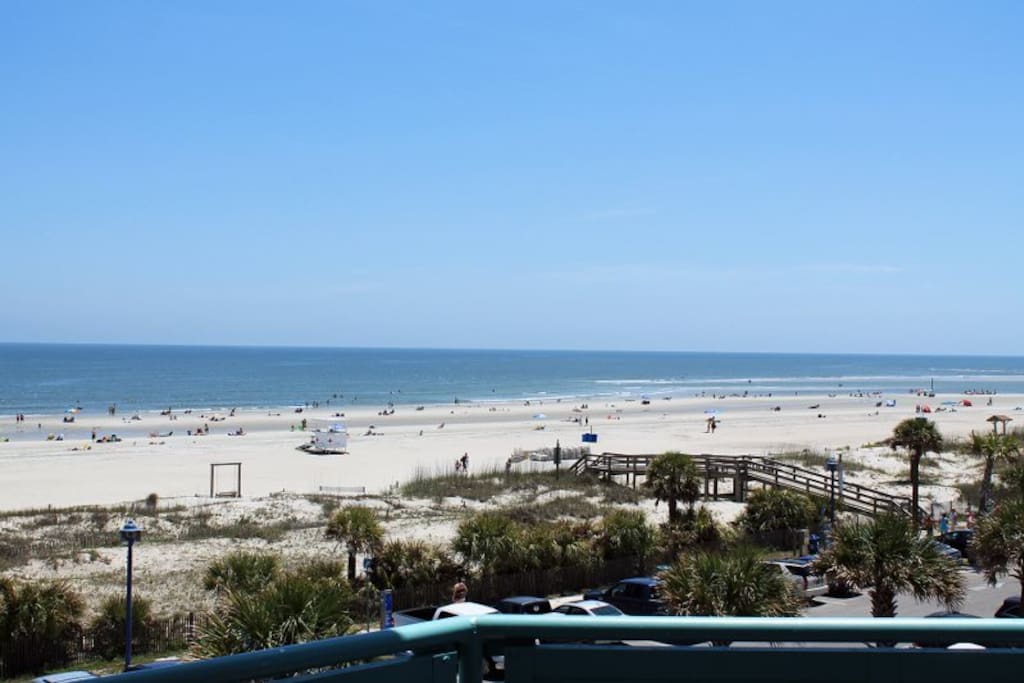 Panoramic Vistas of the Atlantic Ocean and Tybee Beach from your Private Balcony