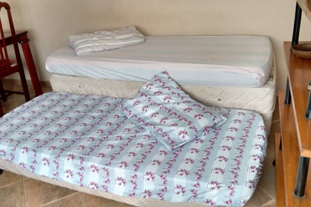 sofá cama pronta para dormir