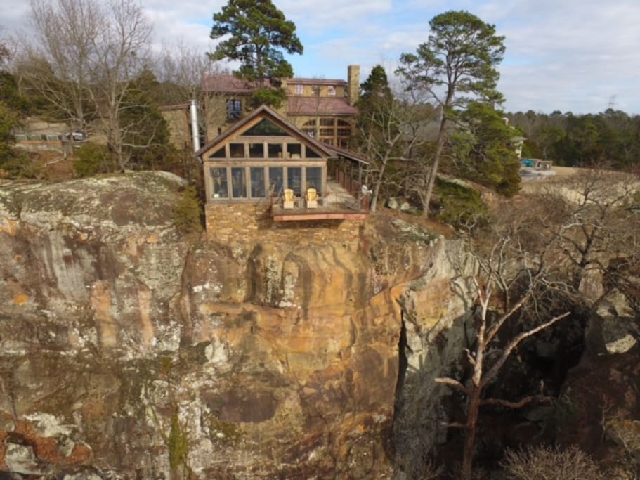 Ariel view of guest house