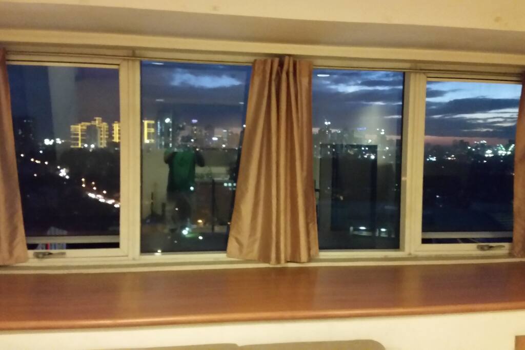 Makati's skyline view at night