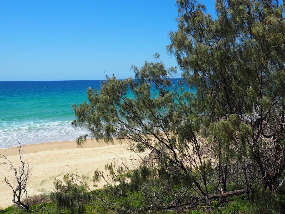 Gorgeous turquoise colours on a sunny day