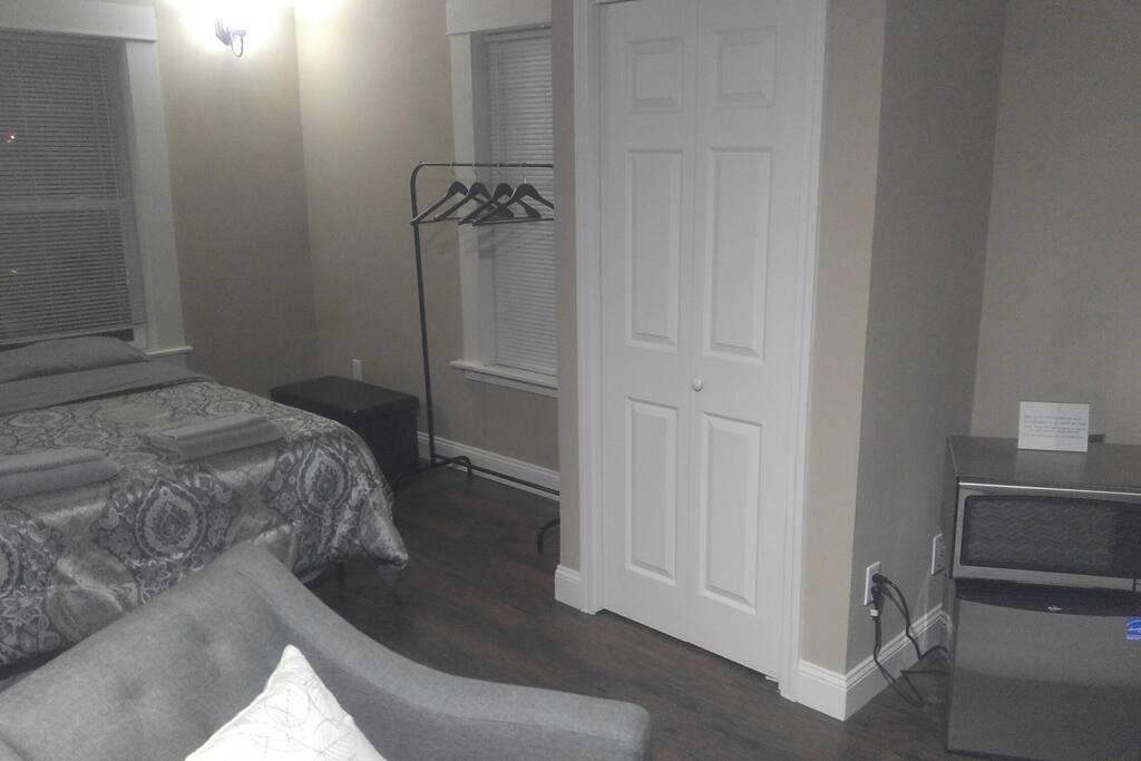 Multiple Closets + Clothing Rack