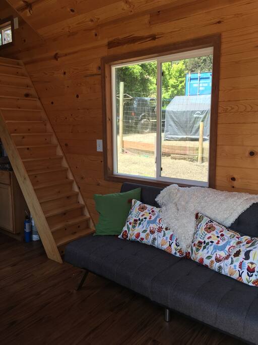 Futon for additional sleeping