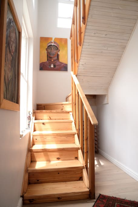 staircase to the loft