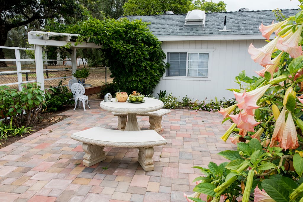 This patio is specifically designated to the cottage.