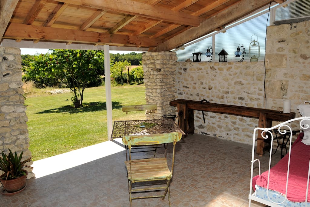Terrasse abritée