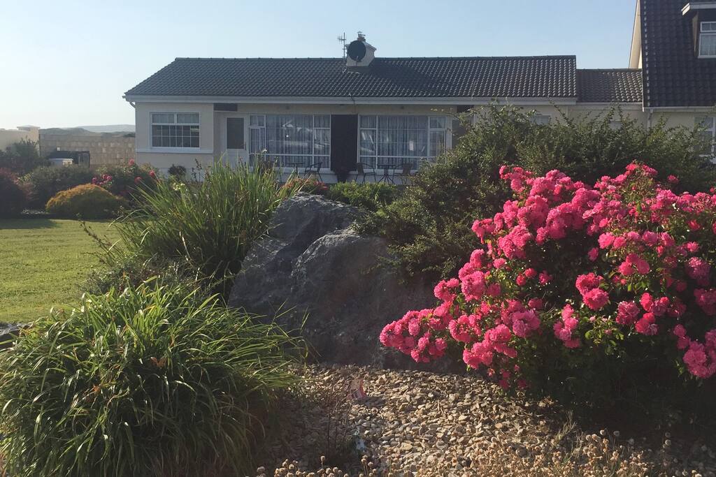 Front of chalets