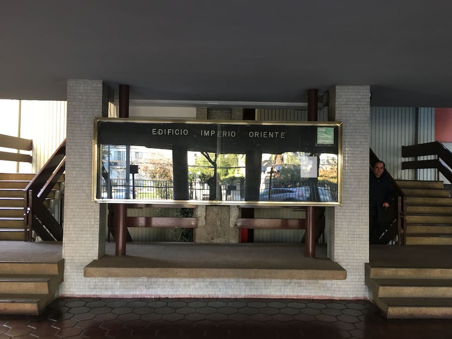 Entrance to the building.