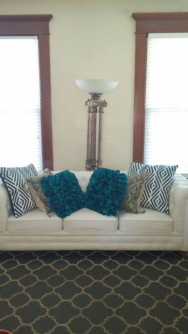 Plush living room