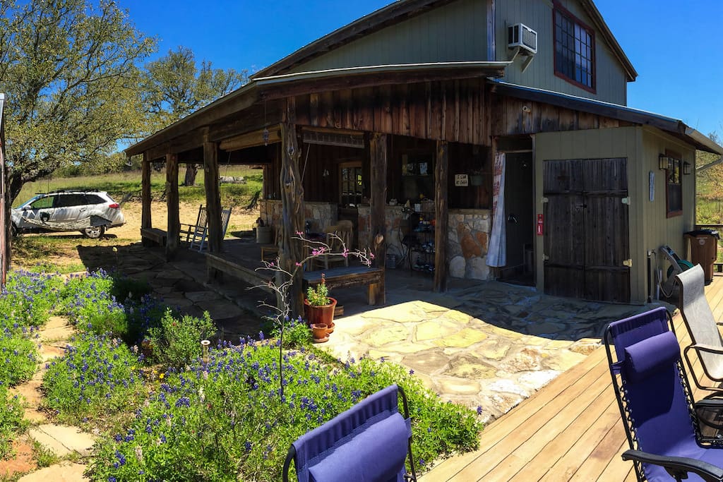 Cabin View and Outdoor Shower