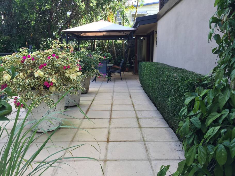 Outdoor living area.