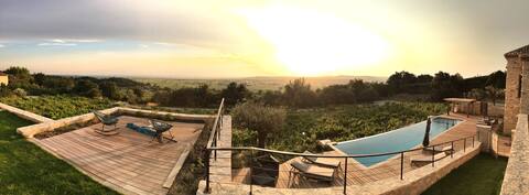 Mas des amis Séguret, Provence, heated pool