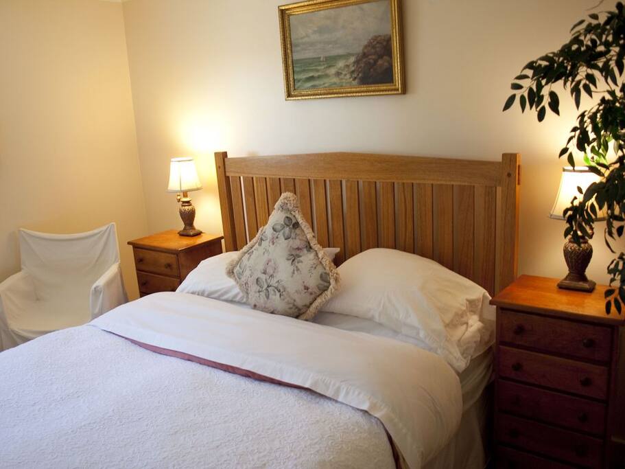 Let the kids explore town on foot. Watch the lobster boats go by while you read in bed!