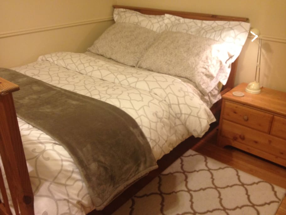 Double bed on 2nd floor