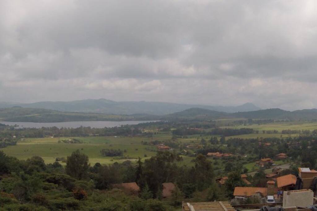 VISTA DESDE LA CABAÑA