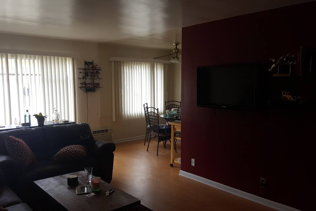Living room looking into dining room
