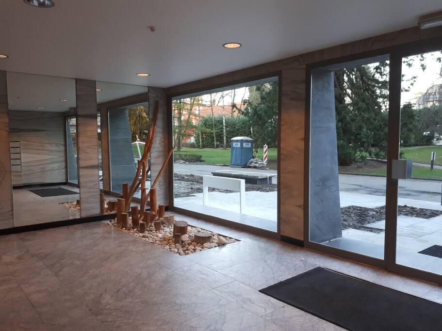 the entrance