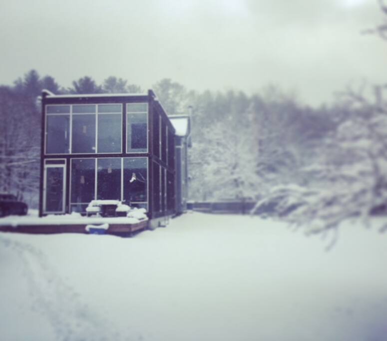 Wrapped in snow