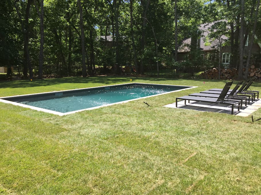 Brand new salt water pool!