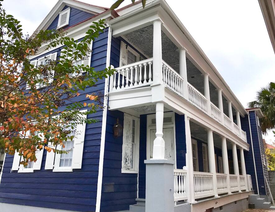 Your gorgeous vacation home awaits! Off-street parking is in the attached, single driveway. Comfortably fits two cars.