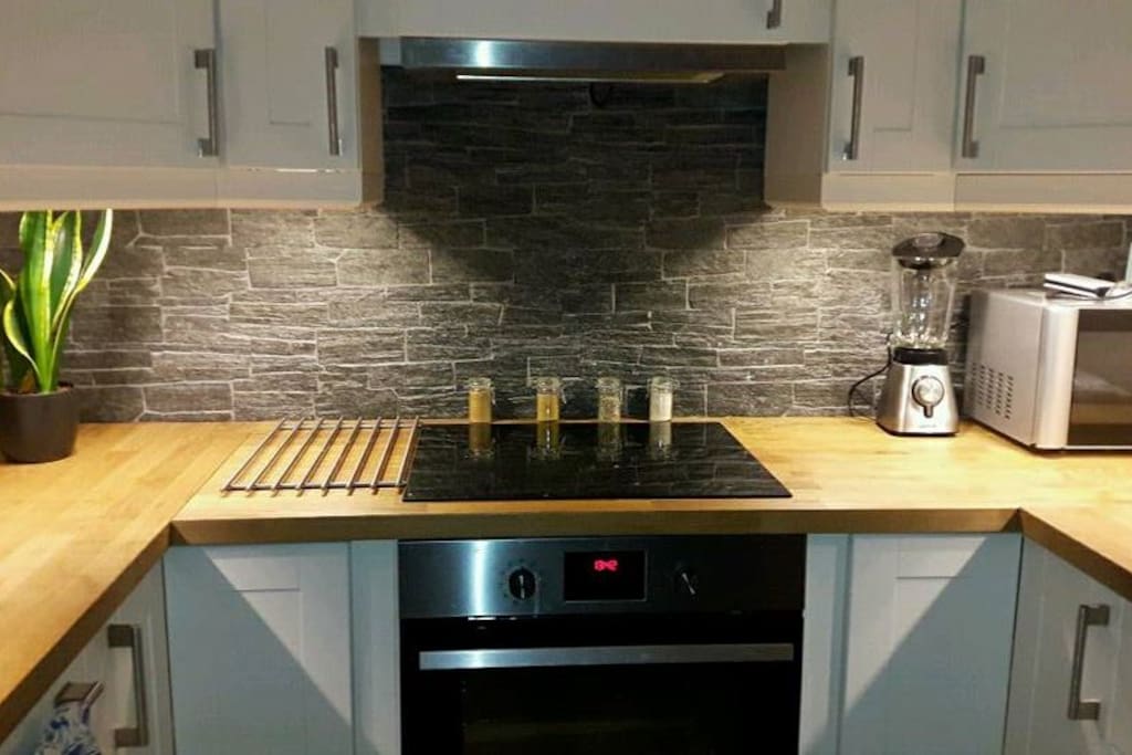 kitchen. Clean, and with all you need :)