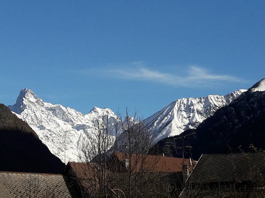 L'Olan et la Cime du Vallon vus de L'Allée