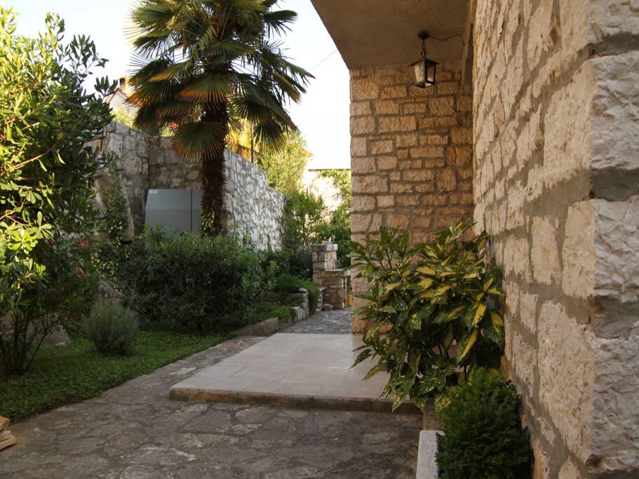 Entrance to the house