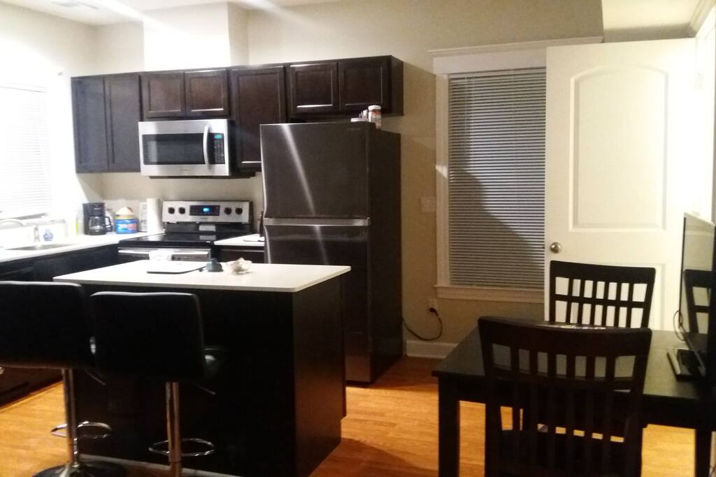 Kitchen, dining area