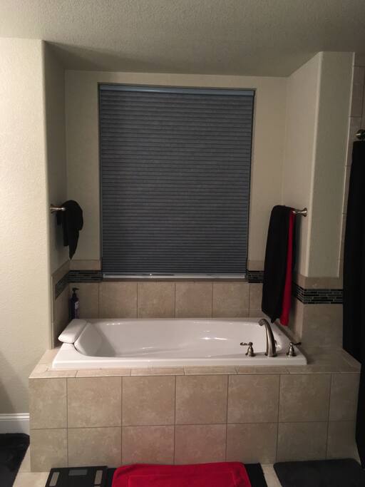 Tub in master bath