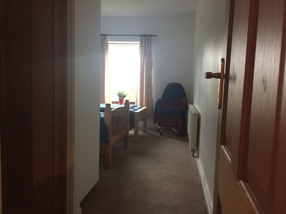 Heres the room itself. The en-suite is inside on the left