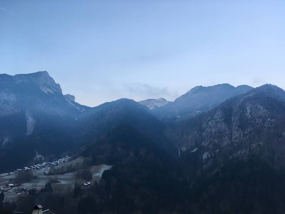 Sunrise from balcony