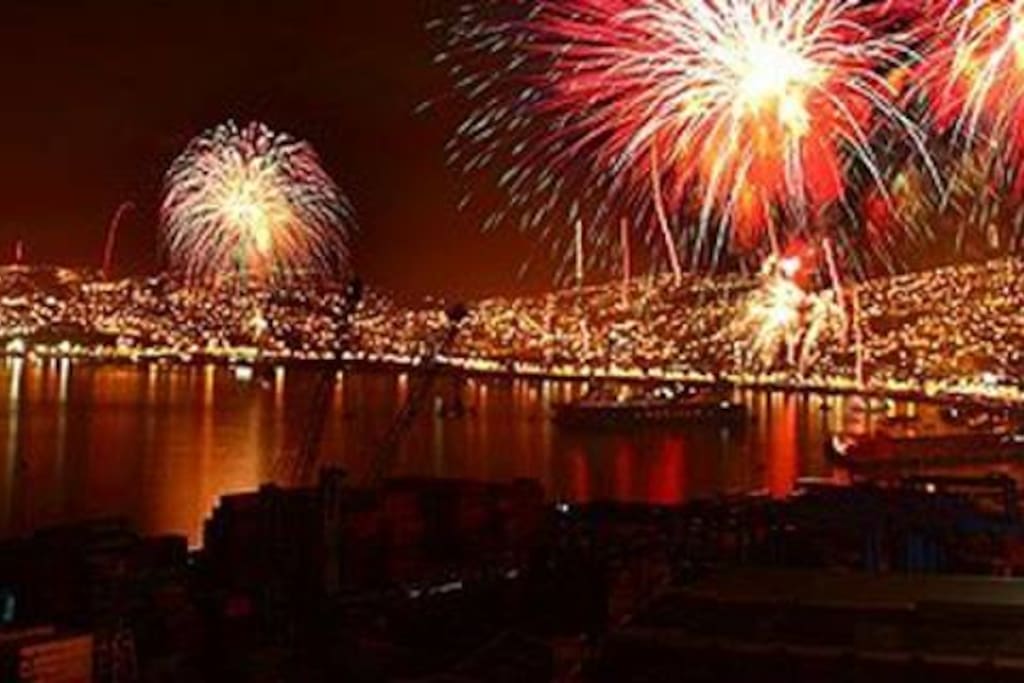 Año Nuevo en Valparaiso