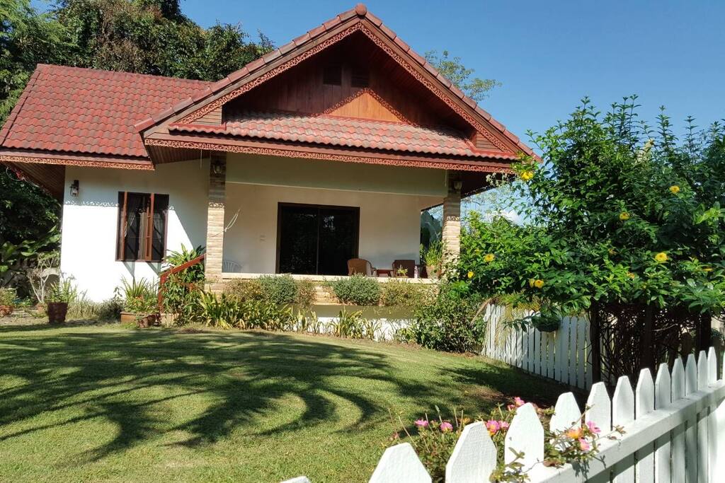 Front of chalet